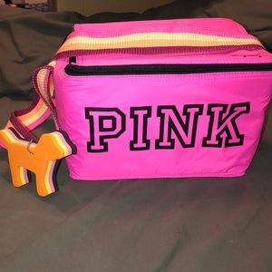 NEON PINK VS PINK TRAVEL COOLER